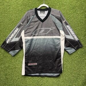 Vintage O'Neal Motocross Jersey Mens XL Racing Apocalypse Mens 3/4 Sleeve Y2K
